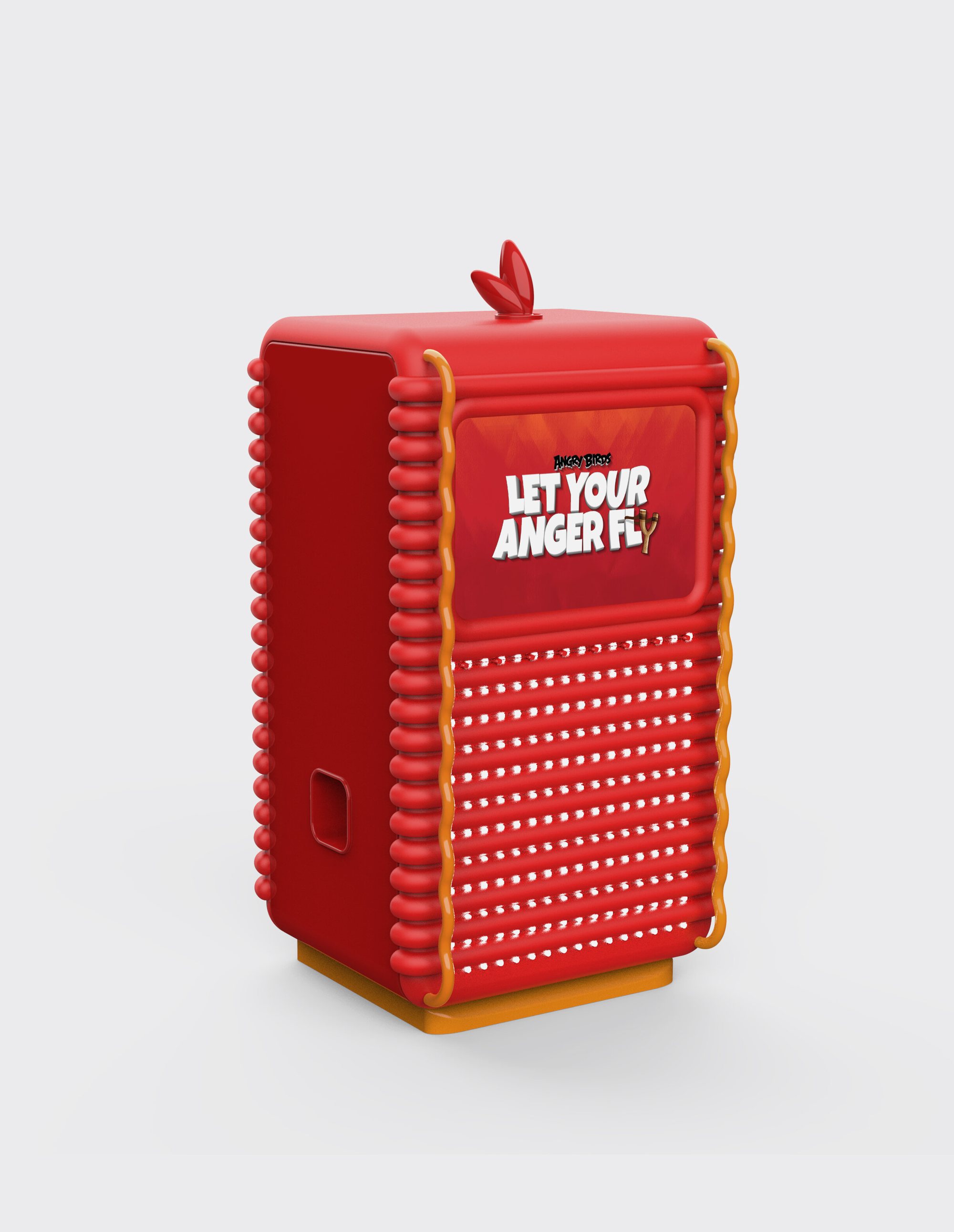 Angry Birds prize pool toy — dispensed prize product design
