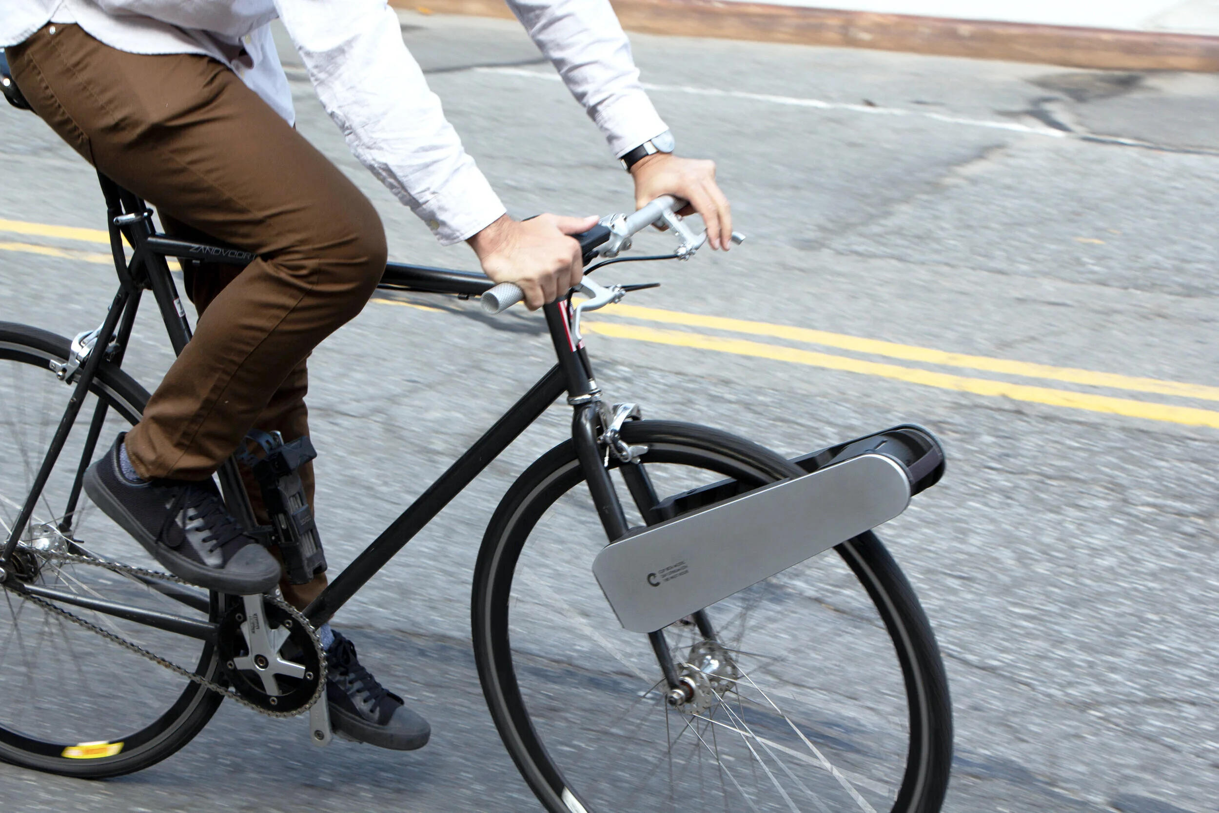 CLIP e-bike conversion kit — industrial design by Geoff LaCorte