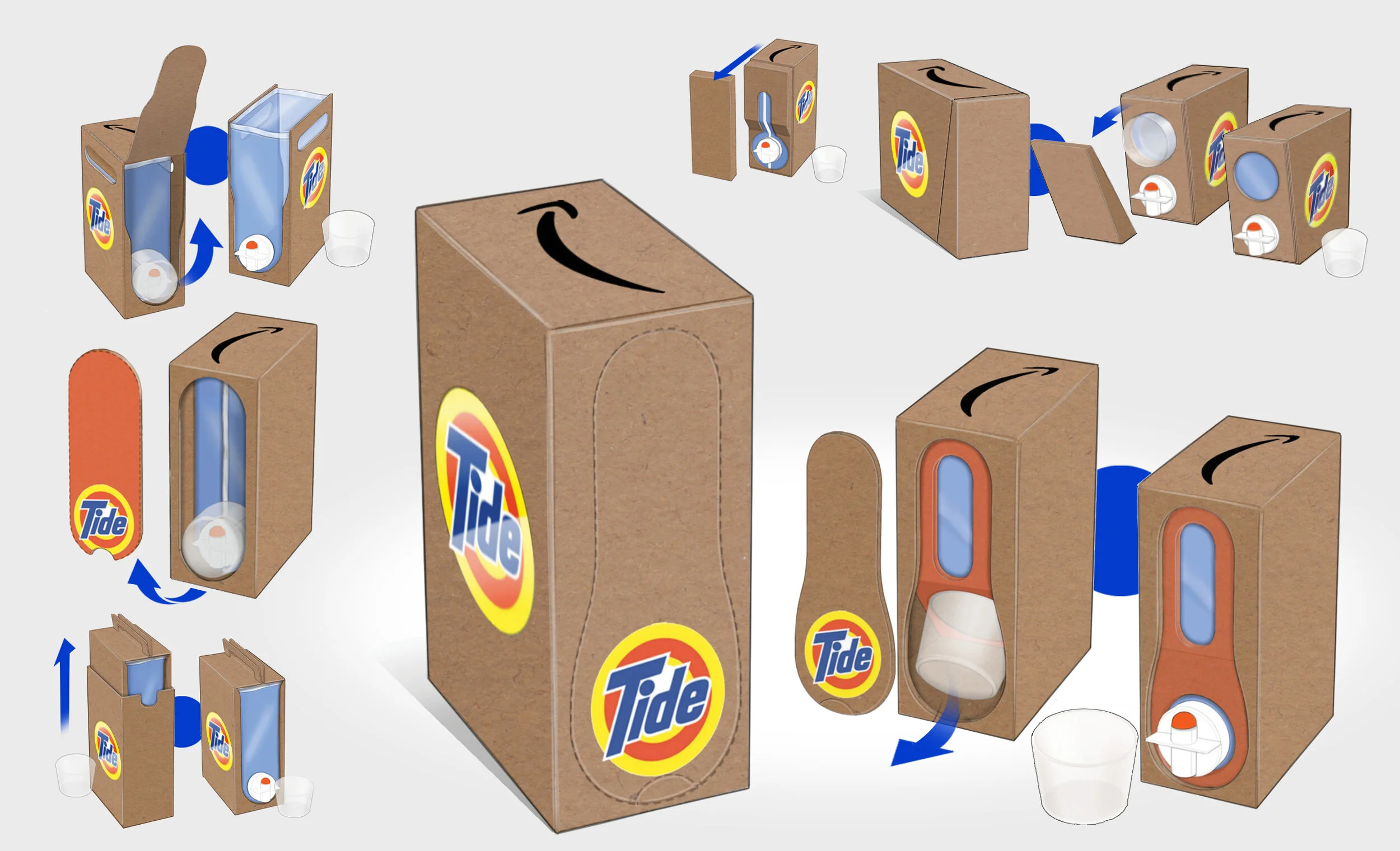 EcoBox brand identity development — early direction exploration