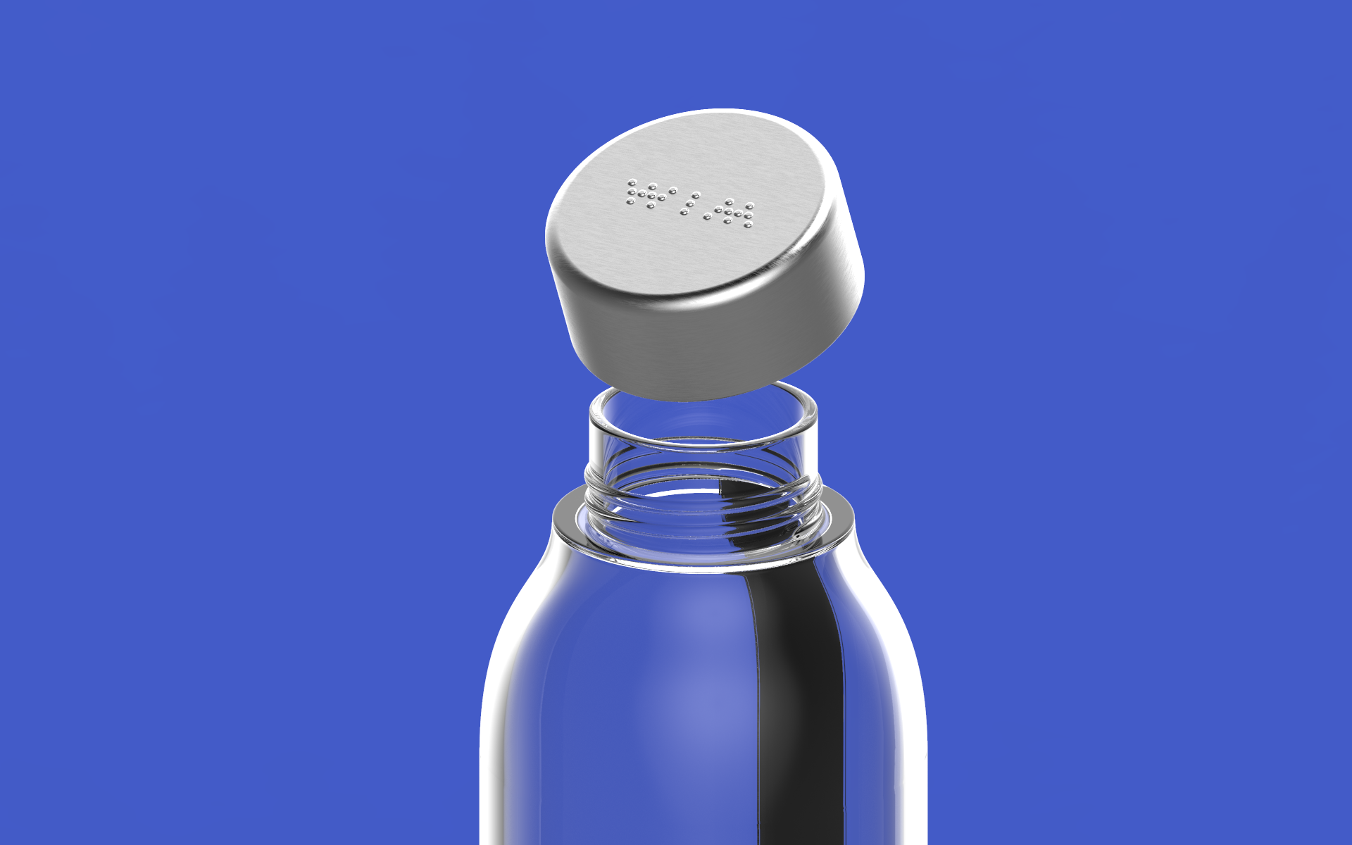 WIM Water bottle cap — closure mechanism detail