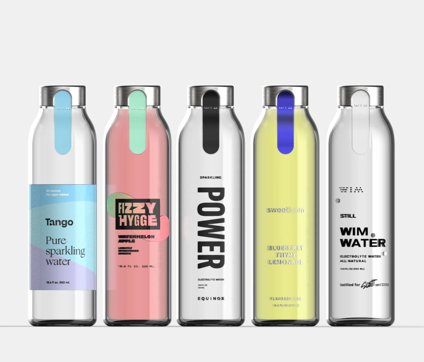 WIM Water — bottle lineup brand exploration